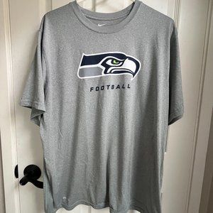 NFL Authentic Team Apparel Men's Nike T-Shirt Seattle Seahawks Short Sleeve XL